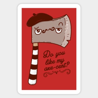 Pardon My French Sticker